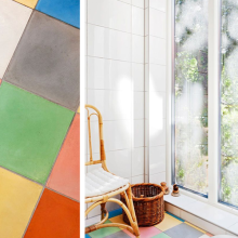 Un cuarto de baño de colores | Visioninteriorista.com